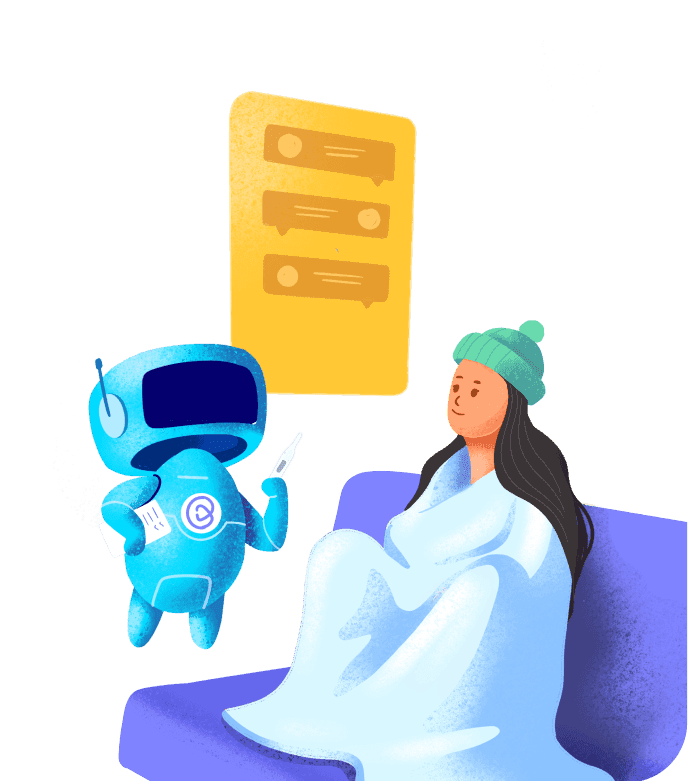 Health assessment illustration